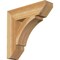 Ekena Millwork Thorton Slat Rough Sawn Bracket, Western Red Cedar, 4"W x 16"D x 16"H BKT04X16X16THR06RWR - alternate 1